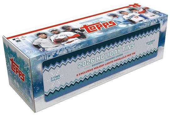 2026 Topps Holiday Baseball Hobby Tins