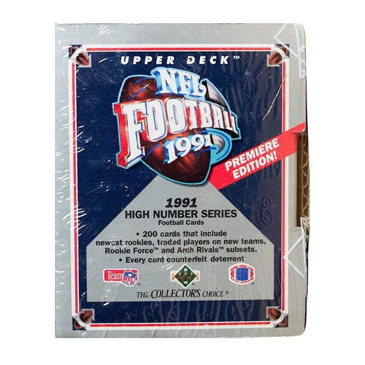 1991 Upper Deck Football High Number Series Sealed Set
