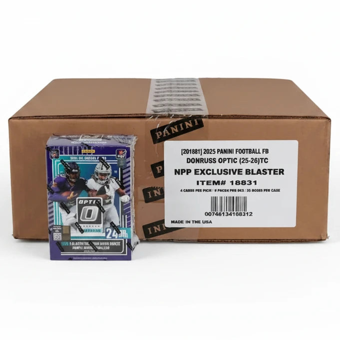 2025 Panini Football Donruss Optic Blaster 20-Box Sealed Case