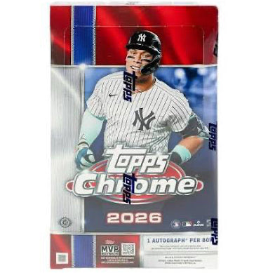 2026 Topps Chrome Baseball Hobby Box