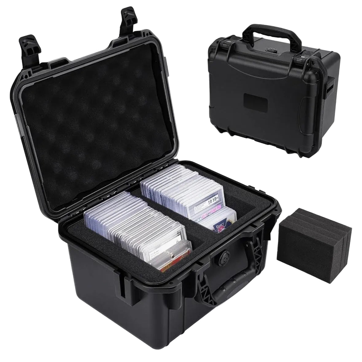 Black Card Case/Storage Box (2 Rows)
