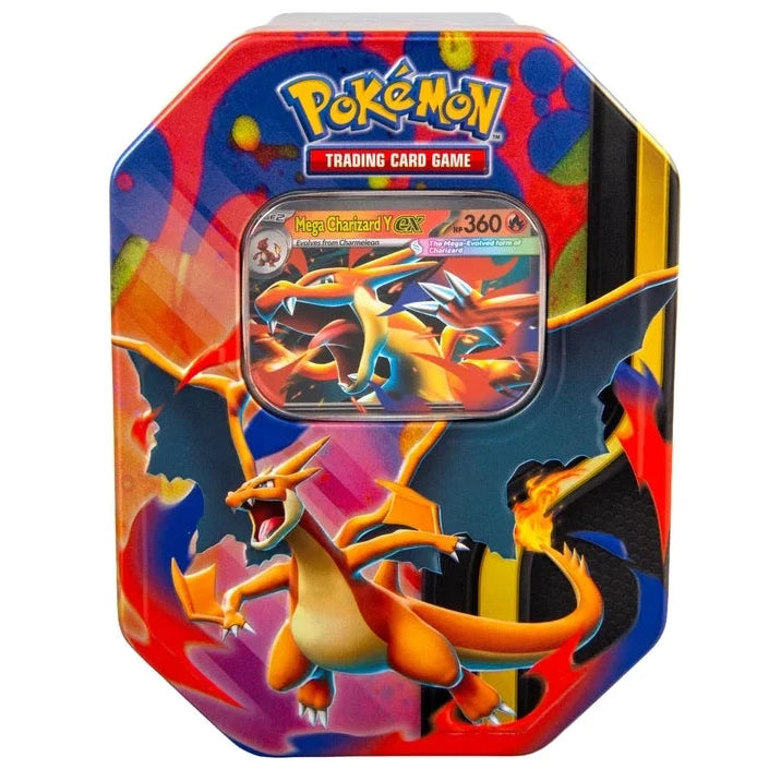 Pokemon Mega Charizard Y ex Tin