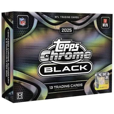 2025 Topps Chrome Black Football Hobby Box