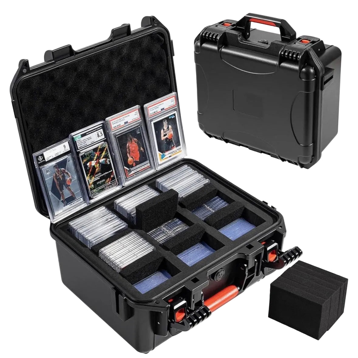 Black Card Case/Storage Box (3 Rows)