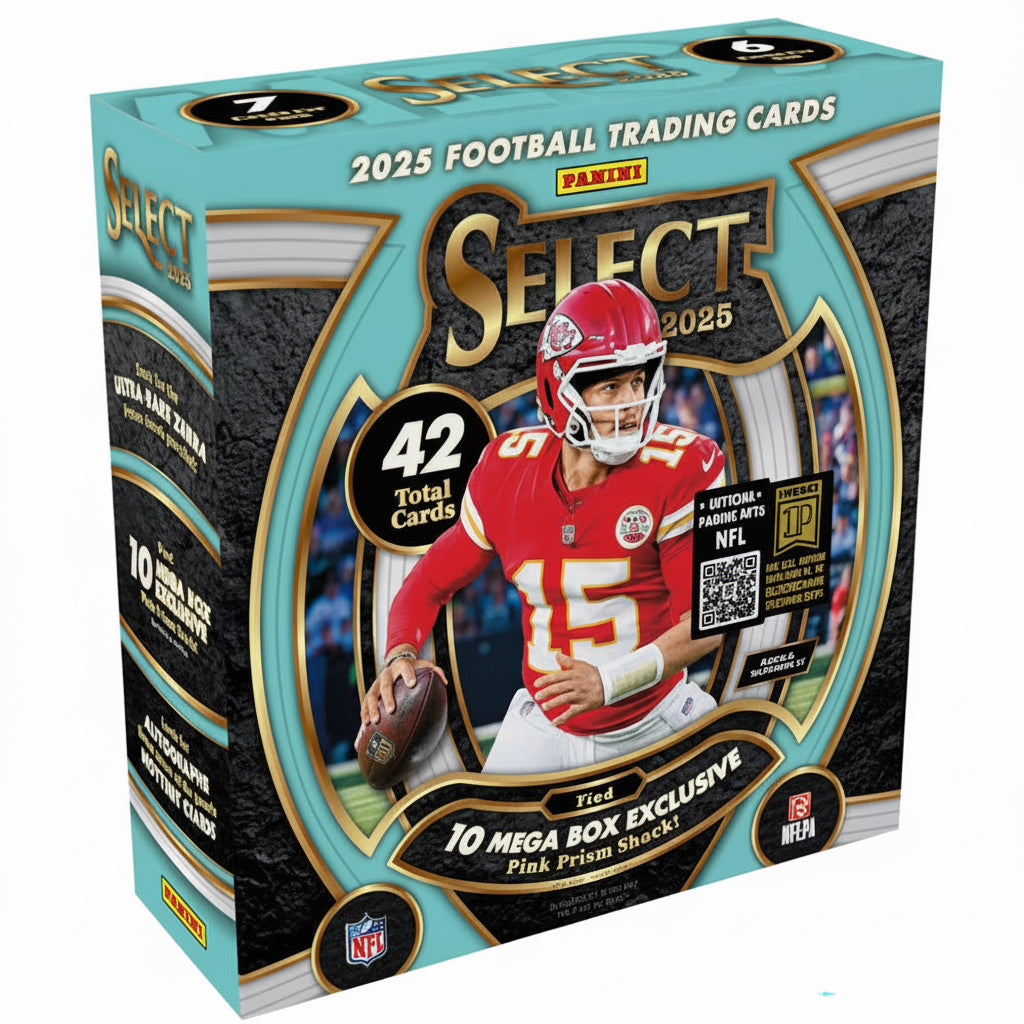 2025 Panini Select Football Mega Box (Pink Prizm Shock Parallels!)