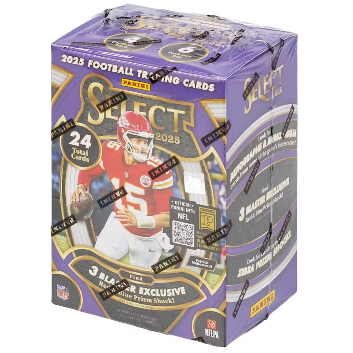2025 Panini Select Football 6-Pack Blaster Box (Red & Blue Prizms!)