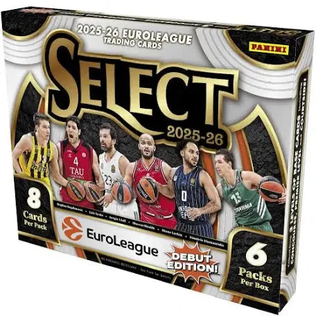 2025 Select Basketball EuroLeague Hobby Mega Box