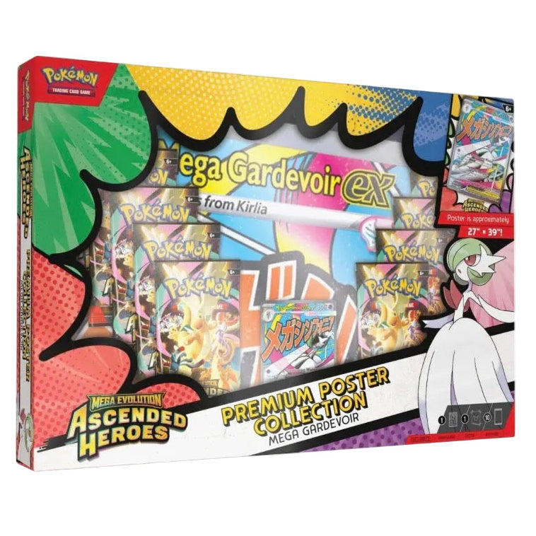Pokemon Mega Evolution Ascended Heroes Premium Poster Collection (Mega Gardevoir)
