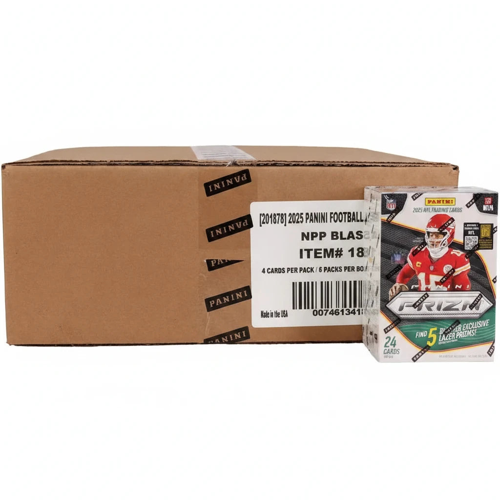 2025 Panini Football Prizm Blaster 20-Box Sealed Case