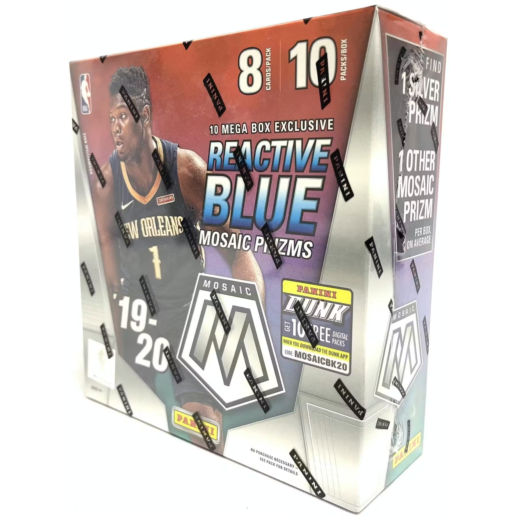 2019-20 Panini Mosaic Basketball Mega Box