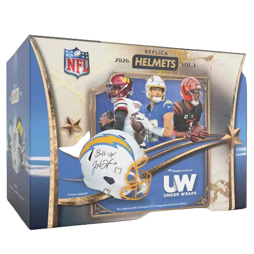 Fanatics Under Wraps 2026 Replica Helmets Vol. 1