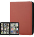 9 Pocket Brown Trading Card Binder