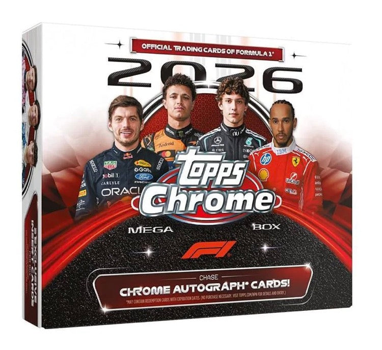 2026 Topps Chrome F1 Mega Box