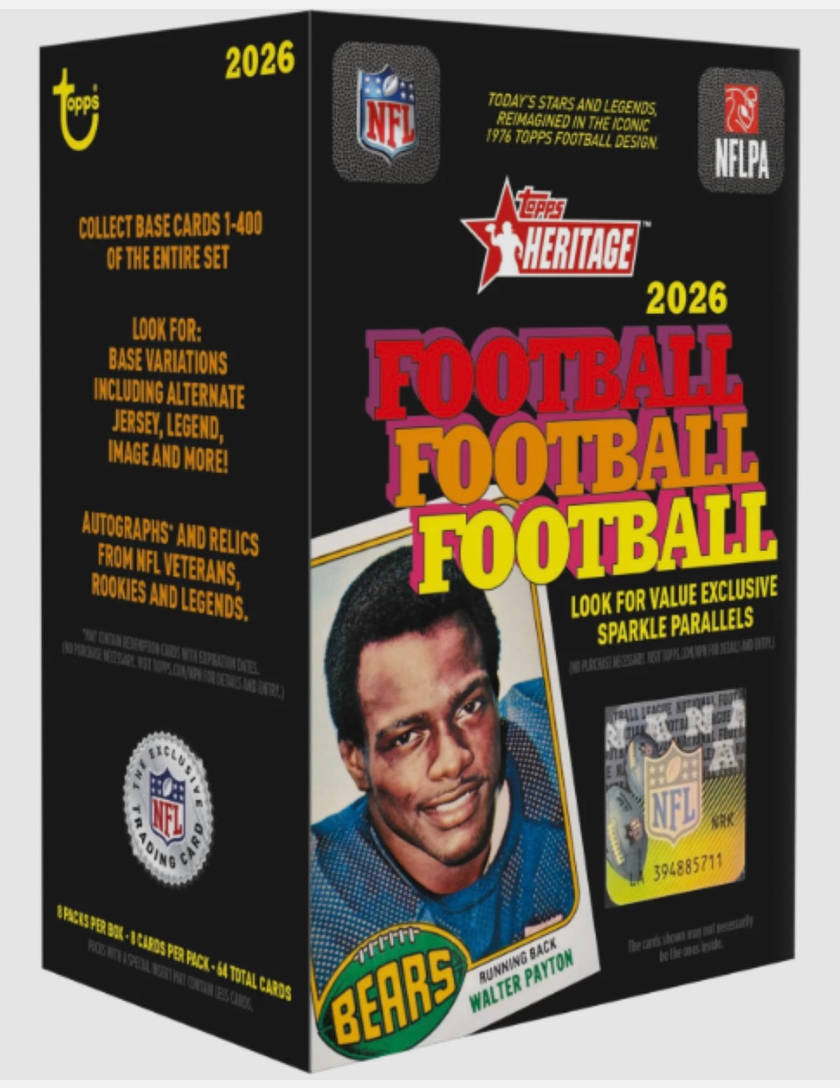 2026 Topps Heritage Football Blaster Box