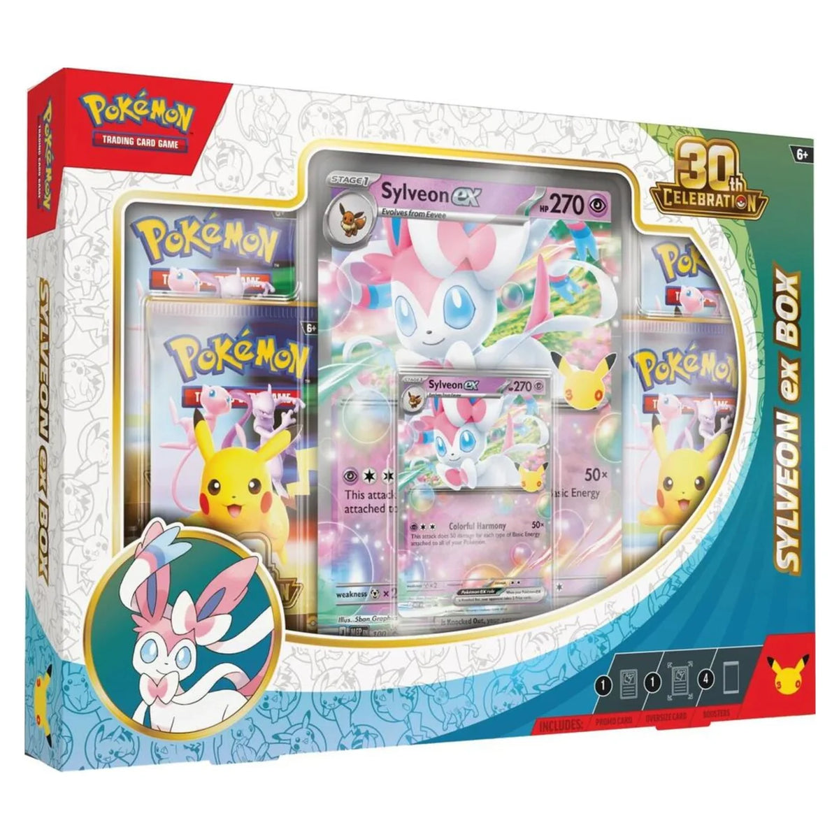30th Celebration Pokemon Sylveon ex Box