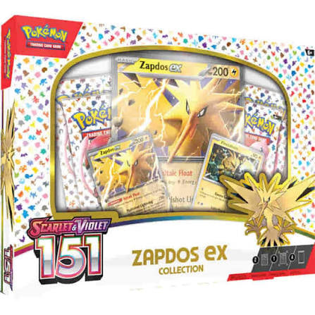 Pokemon Scarlet & Violet 151 Zapdos ex Collection