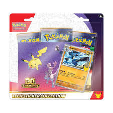 Pokemon 30th Celebration Tech Sticker Collection (Lucario)