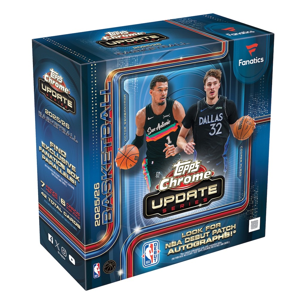2025/26 Topps Chrome Update Series Basketball Mega Box