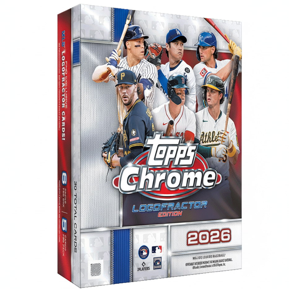 2026 Topps Chrome Logofractor Edition MLB Baseball Sealed Box